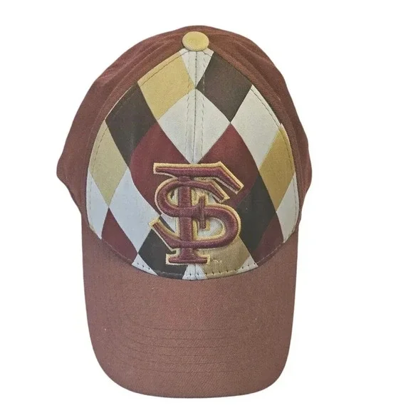 Vtg FSU Seminoles Top of the World Hat Fitted Diamond Pattern US Patent Pending - Picture 1 of 8